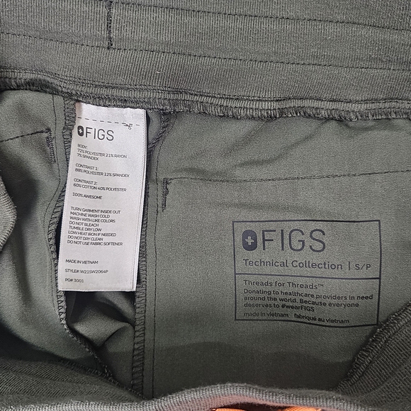 Figs Napal Moss Jogger Pants In Moss - Picture 4 of 4